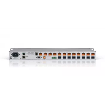 Biamp Tesira FORTÉ VT, 8000 Ω, 207 Ω, Schwarz, Metallisch, 1U, OLED, 20 - 20000 Hz