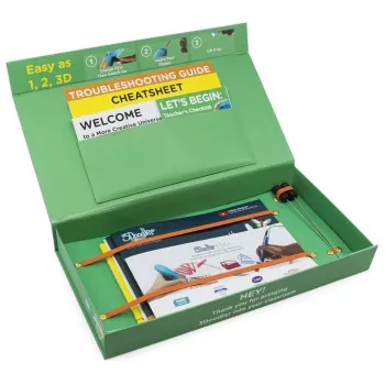 3Doodler Start EDU Kunststoff Blau, Cyan, Grün, Grau, Orange, Rot, Weiß, Gelb