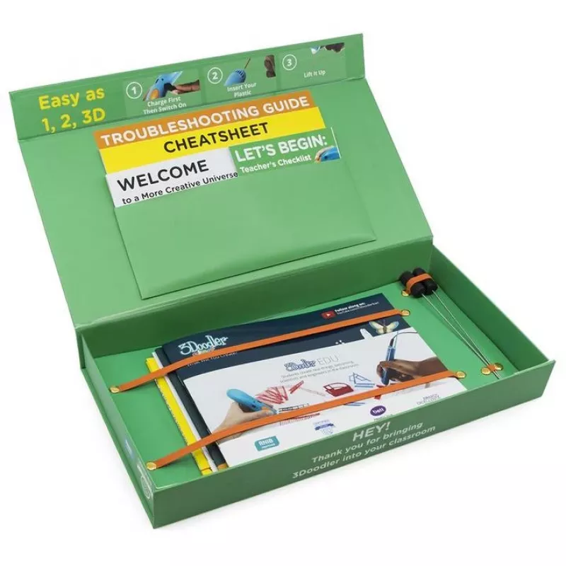 3Doodler Start EDU Lernpaket, Klassensatz (12 3D-Stifte)