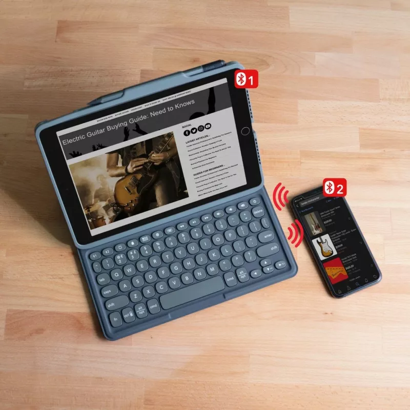 ZAGG Pro Keys Tastatur Universal Bluetooth QWERTY Nordisch Grau