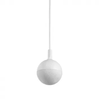 Vaddio EasyIP CeilingMIC D (weiß) - Dante Version, Konferenzmikrofon, 0,02 %, Kabelgebunden, Weiß, Deckenmontage, 4,6 m