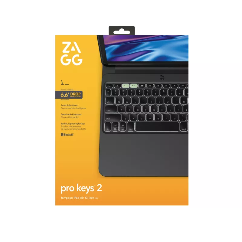 ZAGG Pro Keys 2 Nordic Bluetooth Schwarz