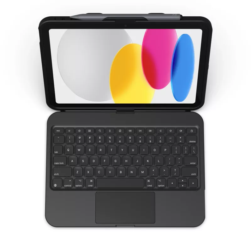 ZAGG Tough Keys-Apple-iPad 10th Gen/A16-Schwarz-Nordic(B2B Brown Box)