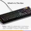 Glorious Gaming GMMK 3 HE 100% Prebuilt Wired Schwarz - US, Kabelgebunden, USB, Mechanisch, QWERTY, RGB LED, Schwarz