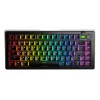 Glorious Gaming GMMK 3 PRO 75% Prebuilt Wireless Schwarz - US, Kabelgebunden & Kabellos, USB + RF Wireless + Bluetooth, Mechanisch, QWERTY, RGB LED, Schwarz