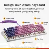 Glorious Gaming GMMK 3 100% Prebuilt Wired White - US, Verkabelt, USB, Mechanisch, QWERTY, RGB LED, Weiß
