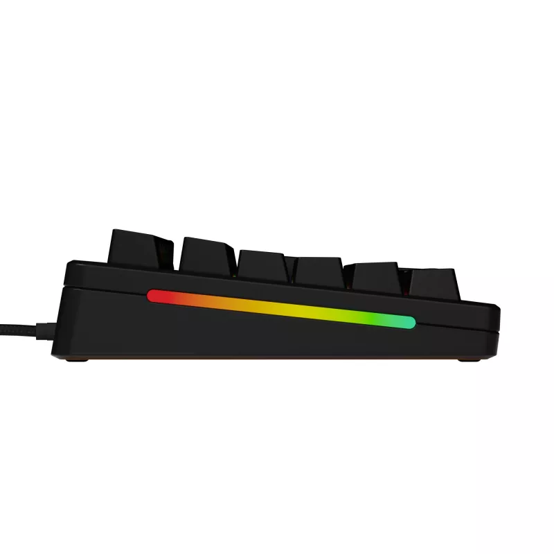 Glorious Gaming GMMK 3 100% Prebuilt Wired Schwarz - FR, Kabelgebunden, USB, Mechanisch, AZERTY, RGB LED, Schwarz