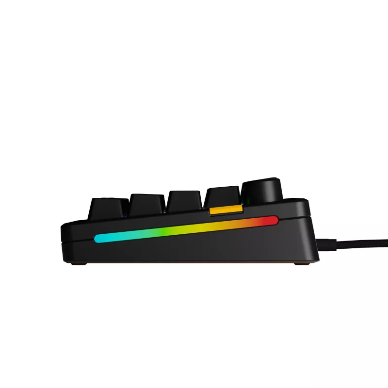 Glorious Gaming GMMK 3 HE 65% Prebuilt Wired Schwarz - FR, Kabelgebunden, USB, Mechanisch, AZERTY, RGB LED, Schwarz