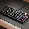 Glorious Gaming GMMK 3 HE 75% Prebuilt Wired Schwarz - FR, Kabelgebunden, USB, Mechanisch, AZERTY, RGB LED, Schwarz