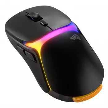 Glorious Gaming Model O3 Wireless Gaming-Maus – InfinitePlay austauschbares Akkusystem, 8k Polling, optische Schalter mit 130 Millionen Klicks, ultraleicht mit 66 g, optischer 30K-DPI-Sensor, RGB – Schwarz