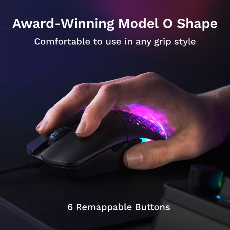 Glorious Gaming Model O Eternal Maus Rechtshänder USB Typ-A Optisch 12000 DPI