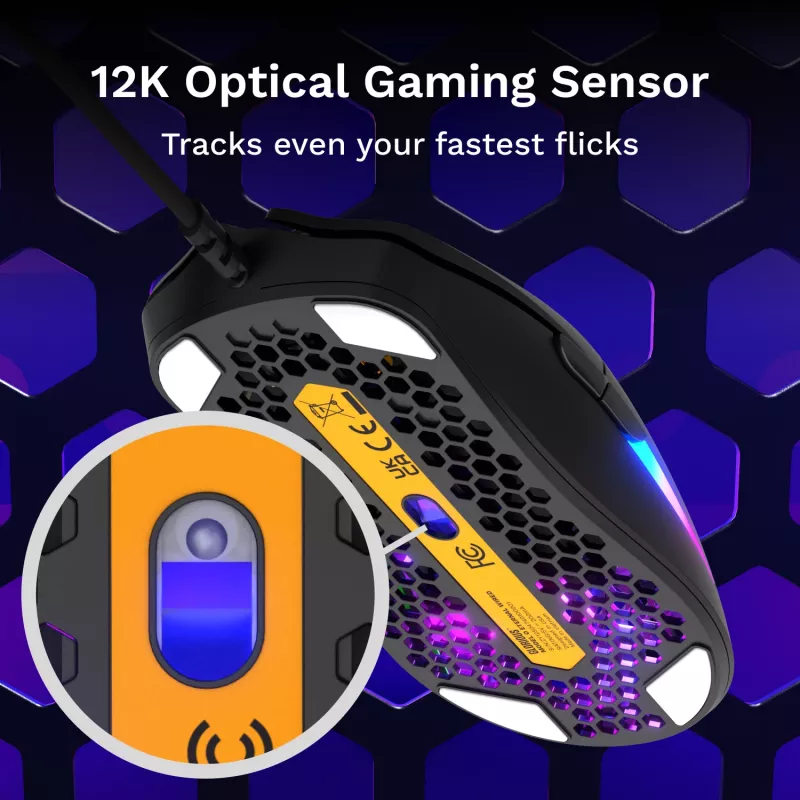 Glorious Gaming Model O Eternal Maus Rechtshänder USB Typ-A Optisch 12000 DPI