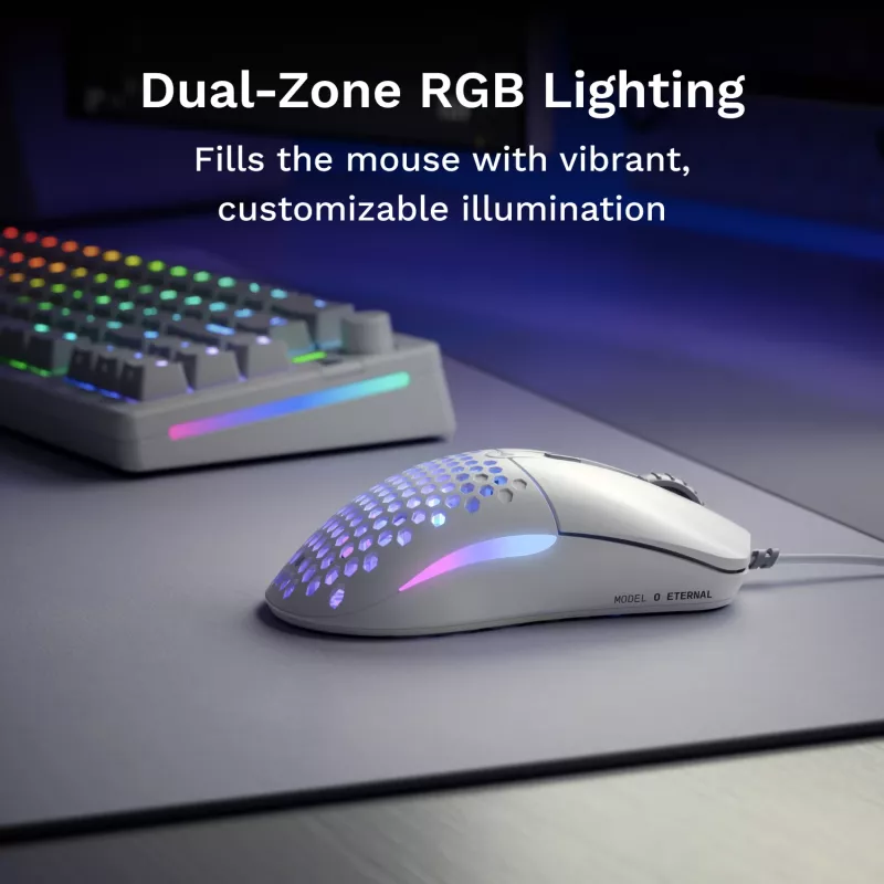 Glorious Gaming Model O Eternal Maus Rechtshänder USB Typ-A Optisch 12000 DPI