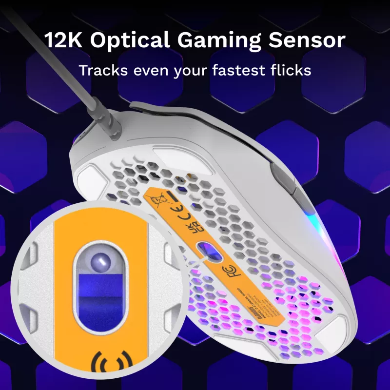 Glorious Gaming Model O Eternal Maus Rechtshänder USB Typ-A Optisch 12000 DPI