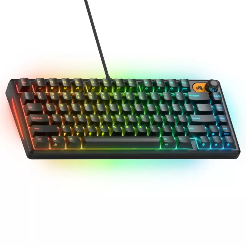 Glorious Gaming GMBK 75% Tastatur USB QWERTY US-Englisch Schwarz