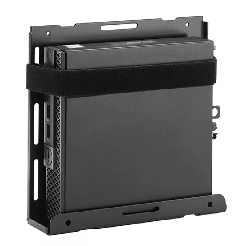 Montage-Kit Chief KRA232B – Thin-Client-/PC-Säulenhalterung, Stahl, schwarz, max. Traglast 1,36 kg