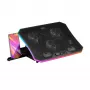 Mars Gaming MNBC6, Kühlbasis + Ständer XL 19'' ARGB, 3 Lüfter, Mobiler Ständer