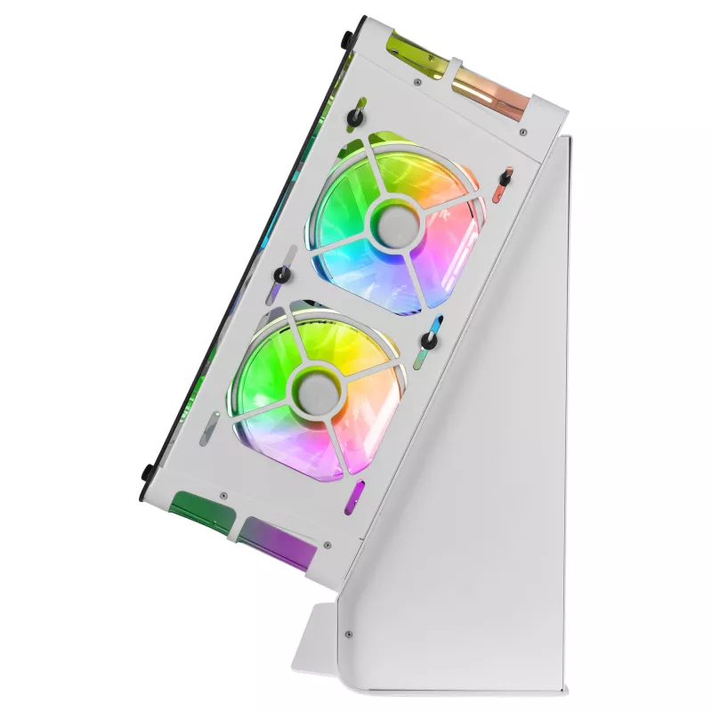 Mars Gaming MCB Weiß PC-Gaming-ATX-XL-Gehäuse Custom Premium Edition Modulare Zweikammerstruktur