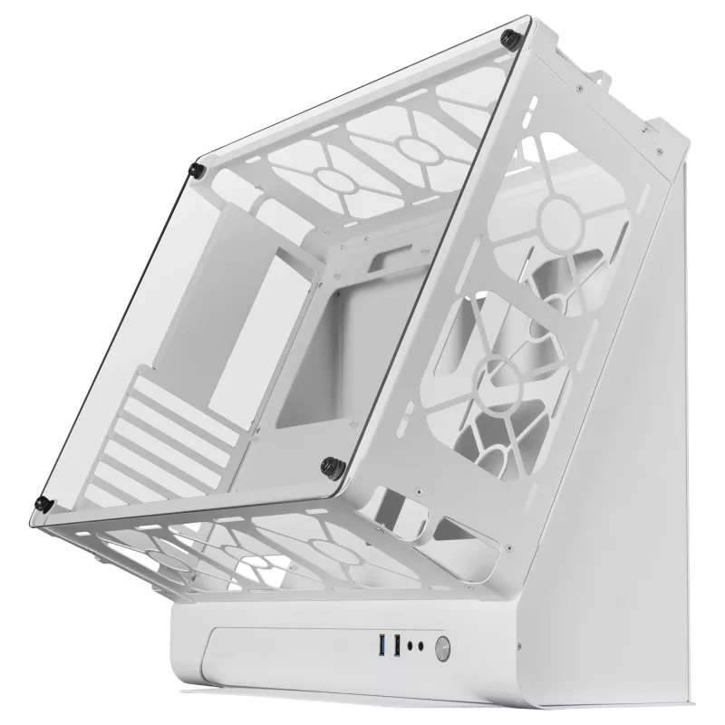 Mars Gaming MCB Weiß PC-Gaming-ATX-XL-Gehäuse Custom Premium Edition Modulare Zweikammerstruktur