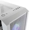 Mars Gaming MC-C Weiß PC ATX-Gehäuse Metall-Mesh-Frontpanel Temperglasfenster 3 vordere 120-mm-FRGB-Lüfter