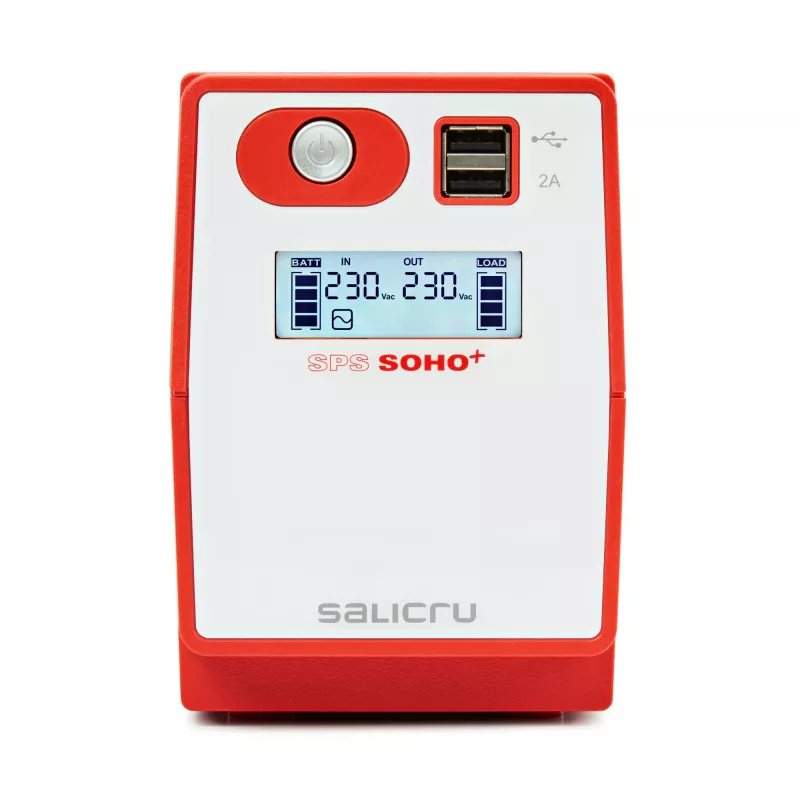 SALICRU SPS 500 SOHO+ 500VA 300W USB LCD Schuko USV