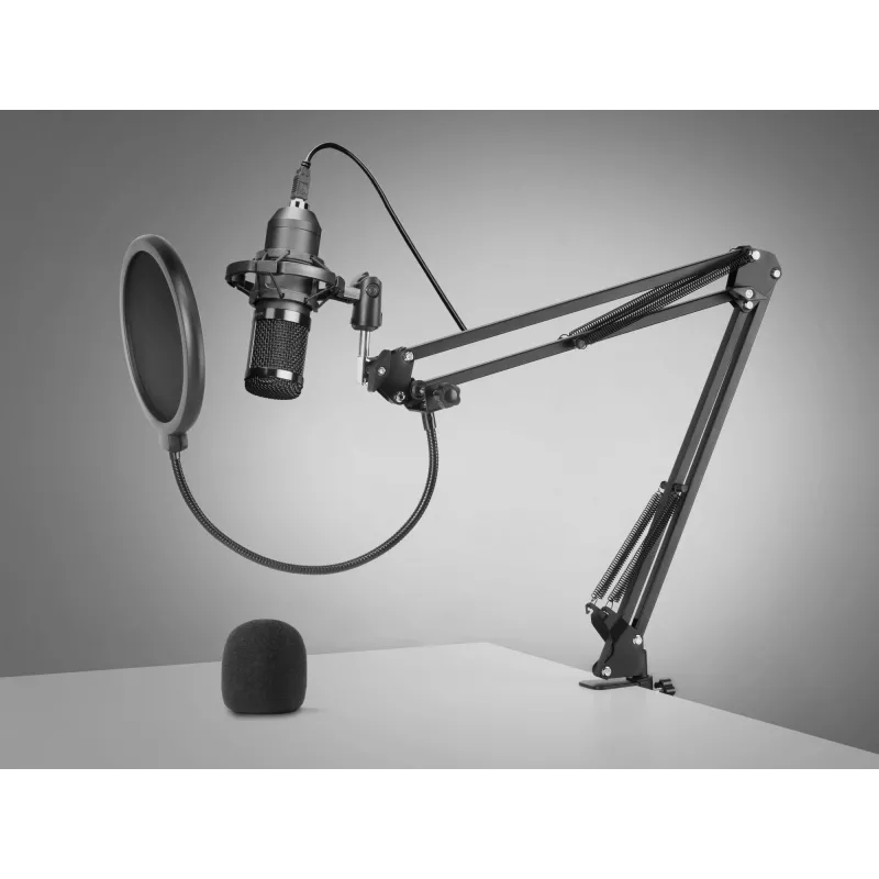 Mars Gaming Ultra-High Definition Mikrofon für Streamings Schwarz