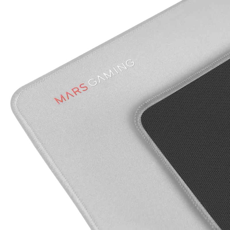 Mars Gaming MMPXLS Silver, XL Mauspad, Doppellagig, Nanotextur, 800x300x4mm