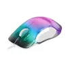 Mars Gaming MMGLOW Chroma-Glow RGB Gaming-Maus Spiegel-Finish Ultraleicht 12800 DPI Weiß