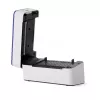 Thermodirekt-Etikettendrucker HP HPKE100 203 x 203 DPI 127 mm/s kabelgebunden USB Weiß/Blau