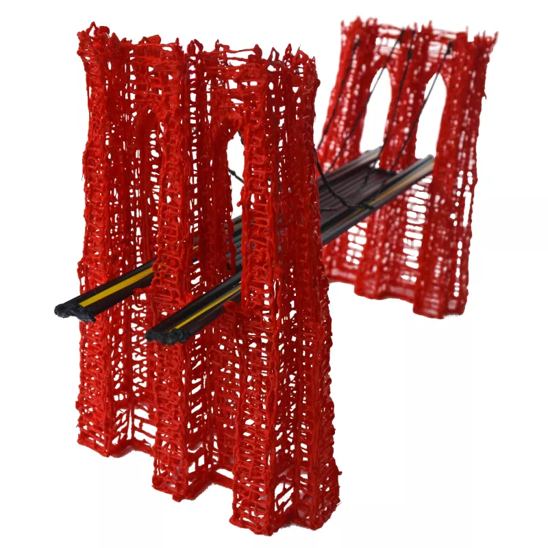 3Doodler Kunststoff 3D-Druckmaterial FLX04-RED 3 mm Rot