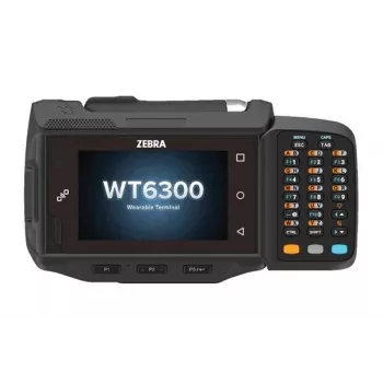 Zebra WT6300 tragbarer Handheld-Computer 8,13 cm (3,2 Zoll) 800 x 480 Pixel Touchscreen 256 g Schwarz