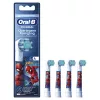 Ersatz-Zahnbürstenköpfe BRAUN Oral‑B Spiderman 4er-Pack, kompatibel mit Oral‑B-Handstücken, Modell 014052