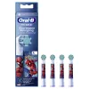 Ersatz-Zahnbürstenköpfe BRAUN Oral‑B Spiderman 4er-Pack, kompatibel mit Oral‑B-Handstücken, Modell 014052