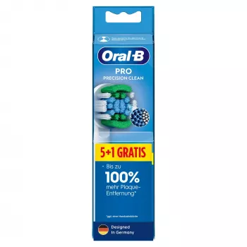 Oral-B Pro Precision Clean 249072 Aufsteckbürsten, 5+1 Packung (6 Stück)