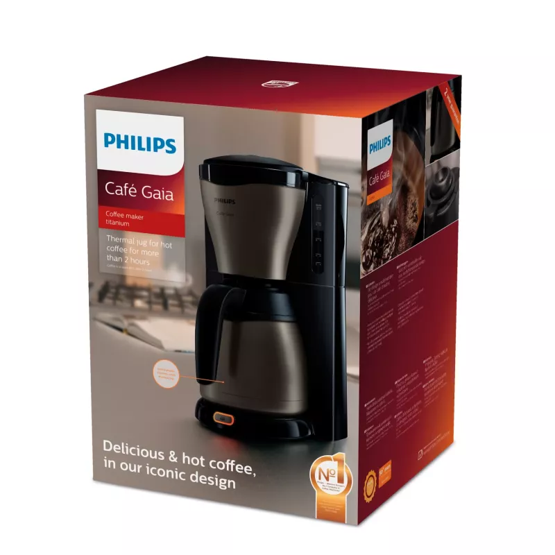 Philips Café Gaia Collection HD7547/80 Kaffeemaschine Filterkaffeemaschine 1,2 L