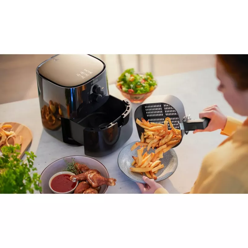 Philips 3000 series HD9200/90 Airfryer L, Heißluftfritteuse, 4,1 L, 0,8 kg, Rapid Air, 80 °C, 200 °C