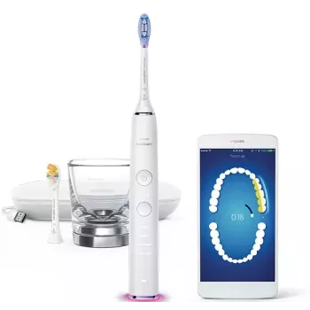 Philips Sonicare DiamondClean Smart DiamondClean Smart HX9917/88 elektrische Schallzahnbürste mit 2 Zubehörteilen und App