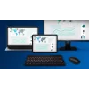 Philips 6000 series SPT6607B/31 Tastatur Maus enthalten Universal RF Wireless + Bluetooth Schwarz