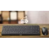Kabellose beidhändige optische Maus Philips SPK7307WL/00 — RF Wireless, 1600 DPI, 3 Tasten, Weiß