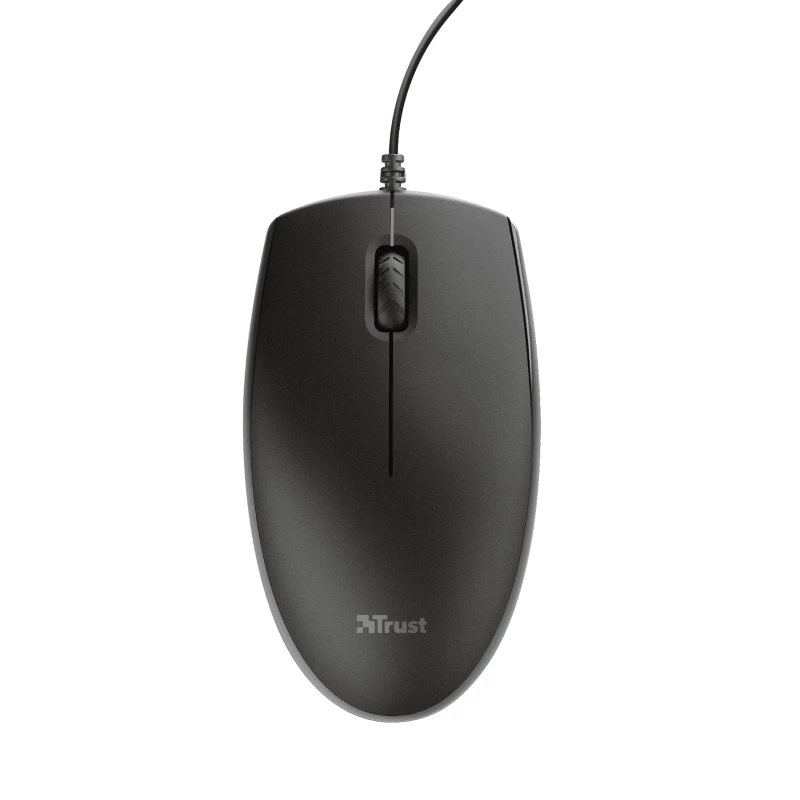 Trust Primo Tastatur Maus enthalten Universal USB AZERTY Belgisch Schwarz