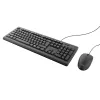 Trust Primo Tastatur Maus enthalten Universal USB AZERTY Belgisch Schwarz