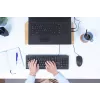 Trust Primo Tastatur Universal USB AZERTY Belgisch Schwarz