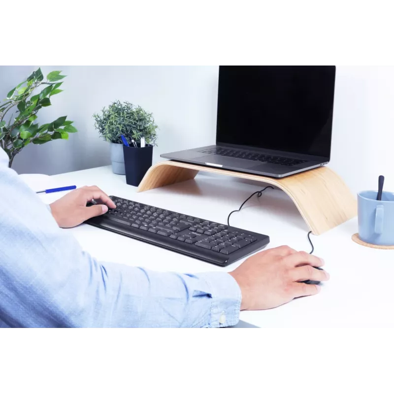 Trust Primo Tastatur Universal USB AZERTY Belgisch Schwarz