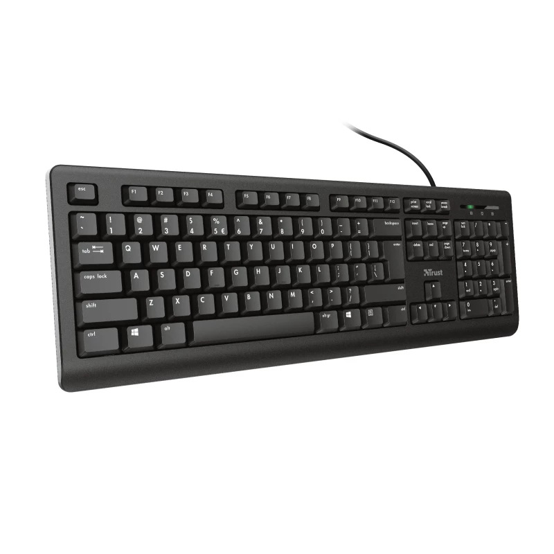 Trust Primo USB Tastatur, QWERTY, Niederländisch (24145)