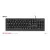 Trust Primo USB Tastatur, QWERTY, Niederländisch (24145)