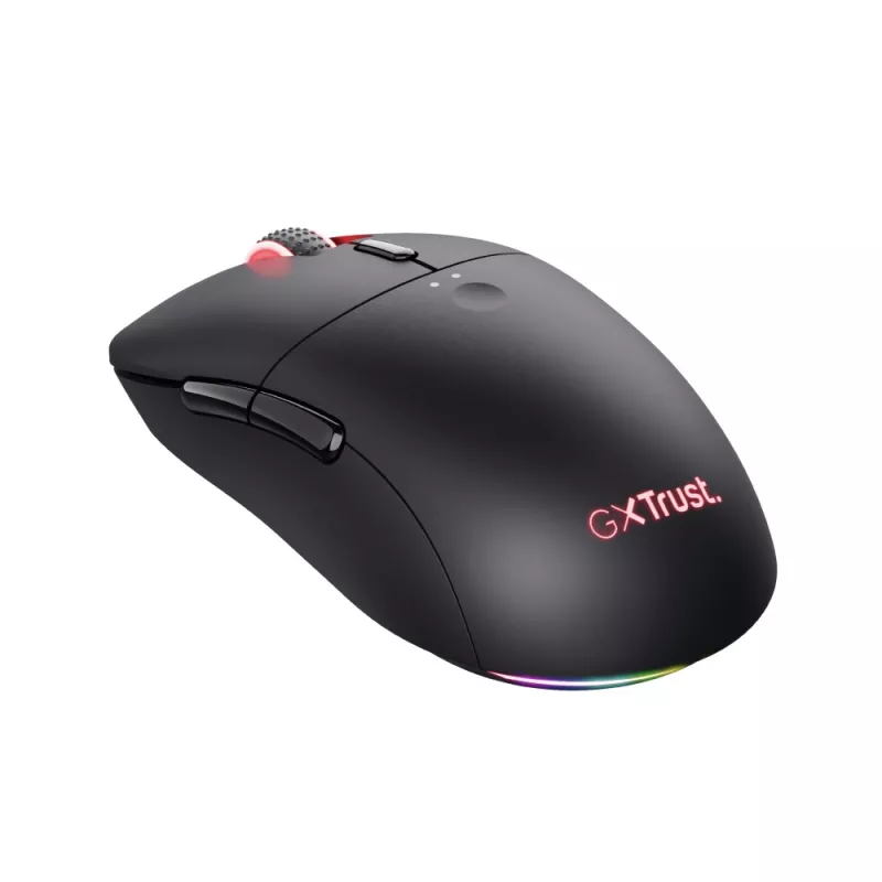 Trust GXT 980 Redex Gaming-Maus für Rechtshänder, kabellose RF-Verbindung, optisch, 10.000 DPI