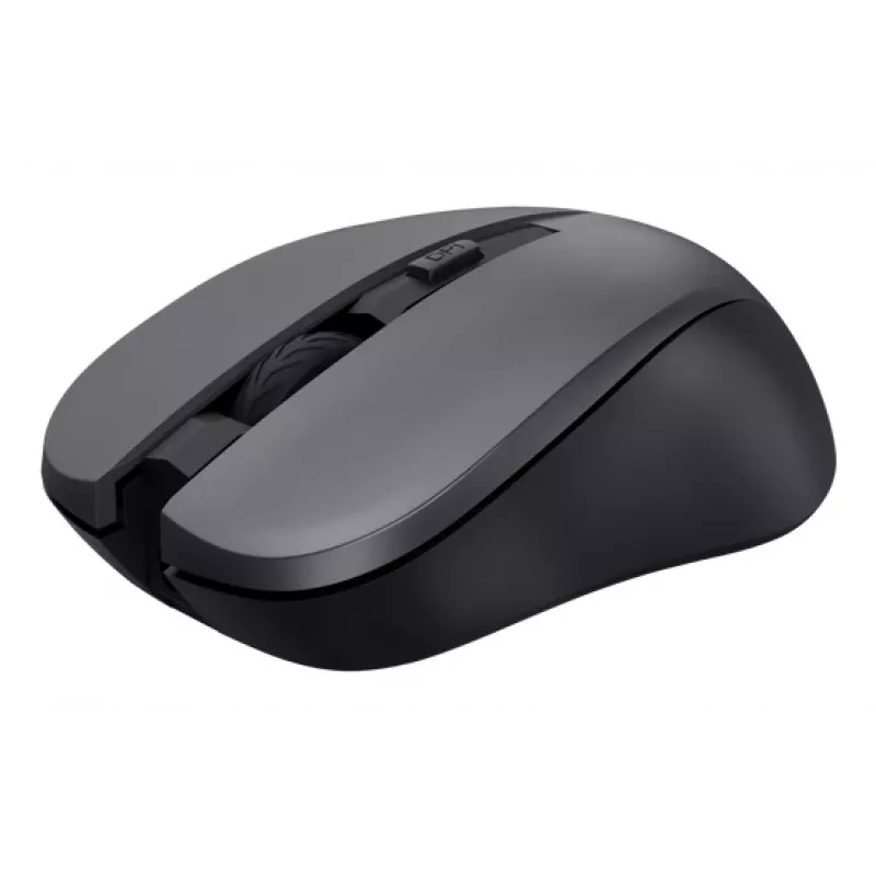 Trust TKM-450 Comfort Wireless Tastatur-Maus-Set, Full-Size (100%), Kabellos, RF Wireless, QWERTY, Schwarz, Maus inklusive