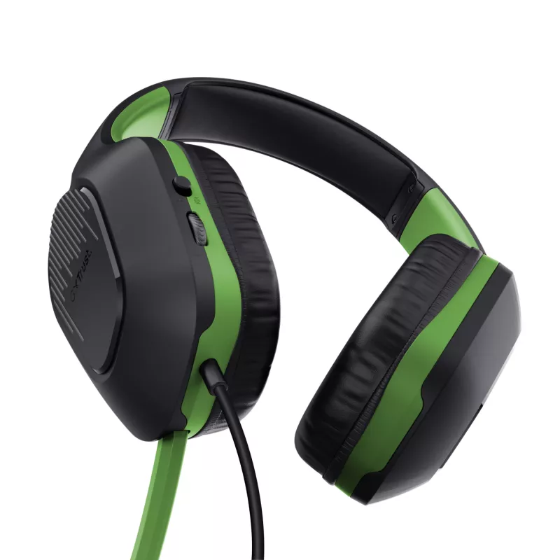 Trust GXT 415X ZIROX Headset Kabelgebunden Kopfband Gaming Schwarz, Grün