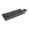 Trust Trezo Tastatur Maus enthalten Büro RF Wireless AZERTY Belgisch Schwarz