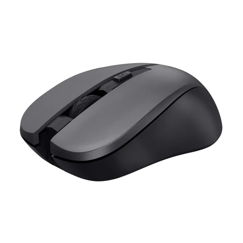 Trust Trezo Tastatur Maus enthalten Büro RF Wireless AZERTY Belgisch Schwarz
